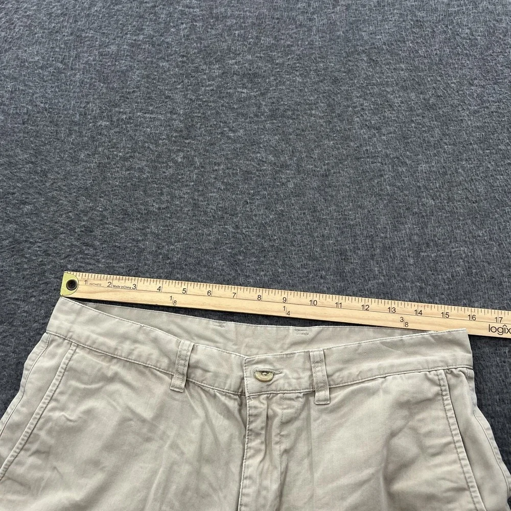 Patagonia Organic Cotton All Wear Mens Utility Chino Shorts Beige 31 *Flaws